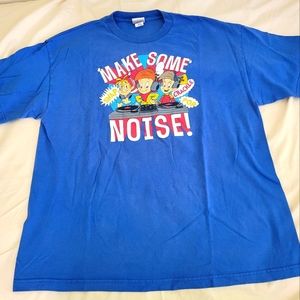 Rice Krispies Kelloggs Unisex T-Shirt Blue Cotton Make Some Noise Extra Large